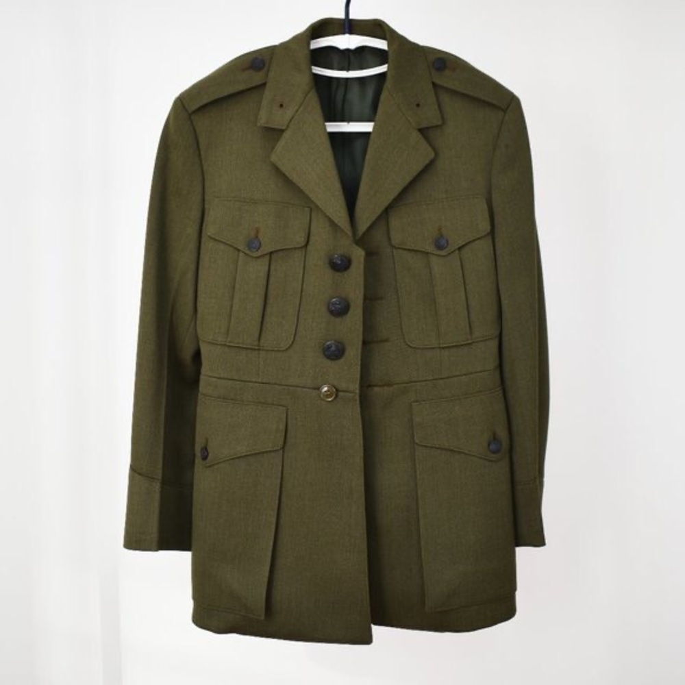 Vietnam war jacket, vintage military jacket, US Army men's uniform coat